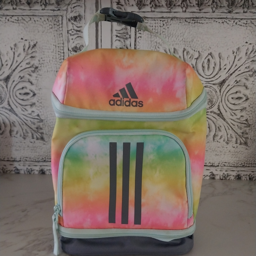 Tie dye adidas lunch box